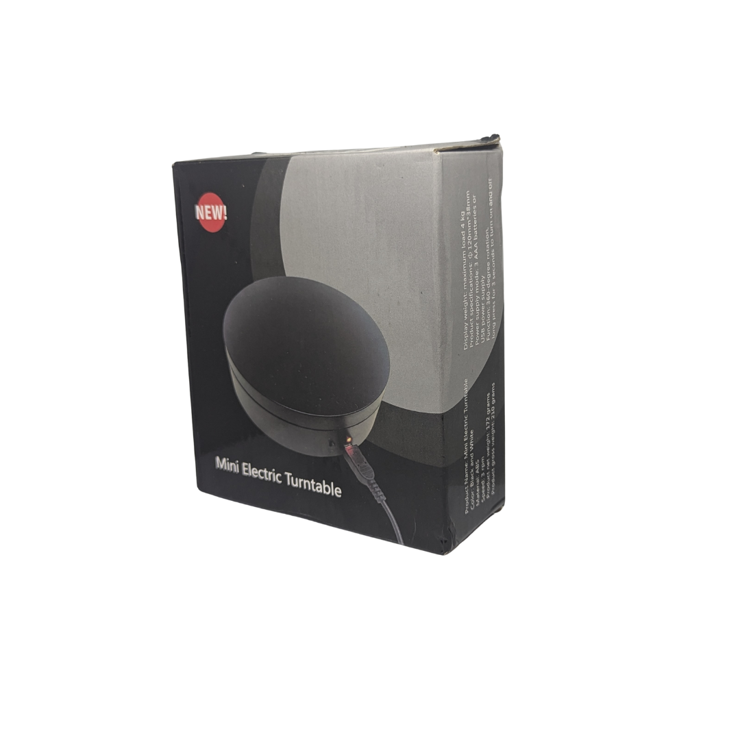 Mini Electric Turntable, White