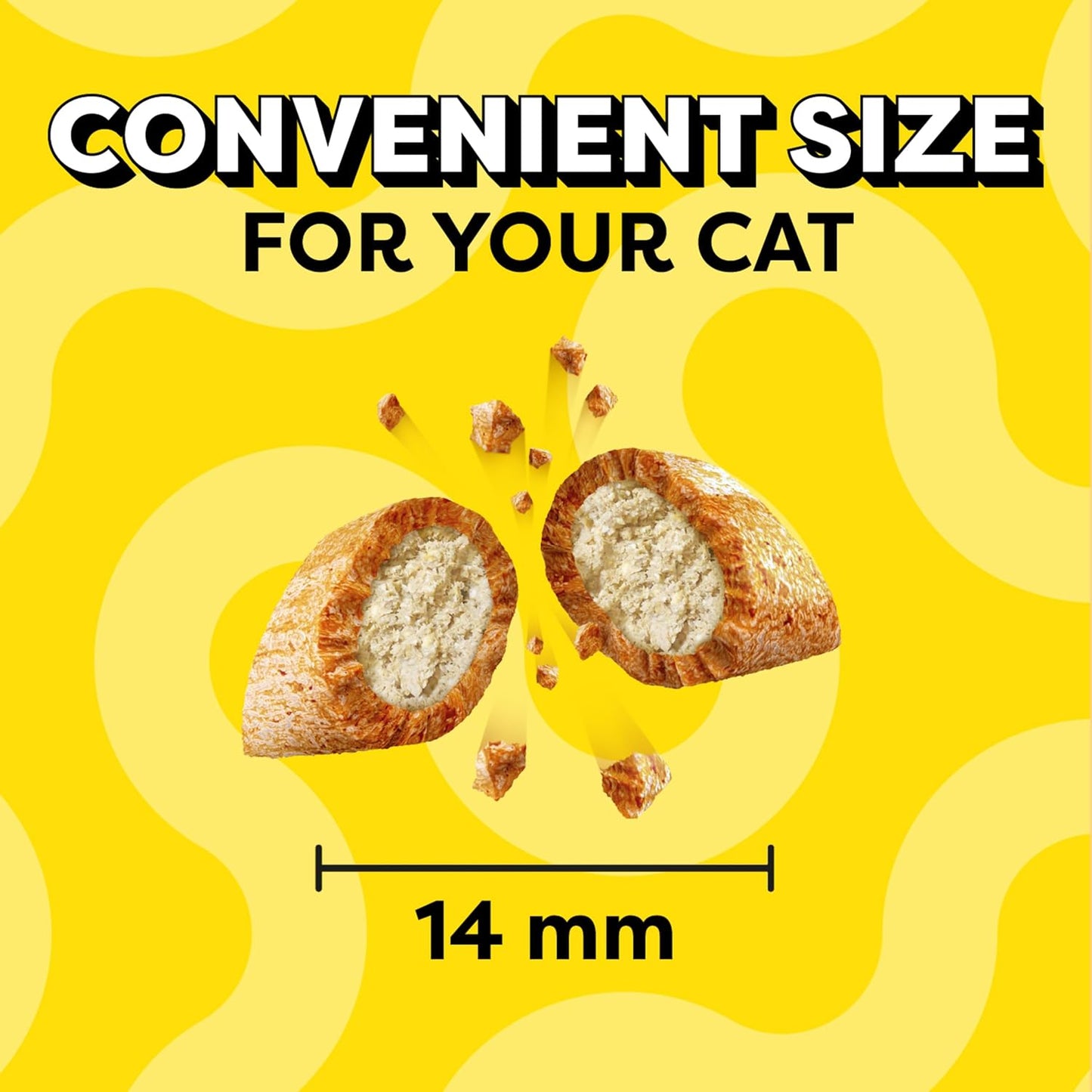 Temptations Jumbo Stuff Savory Salmon Flavor Cat Treat 14 Oz (396 g) PACKAGING MAY VARY