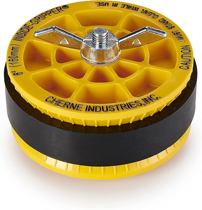 Cherne Mechanical Test Plug Inside Of Pipe Gripper, 6 inch (150mm) 270253