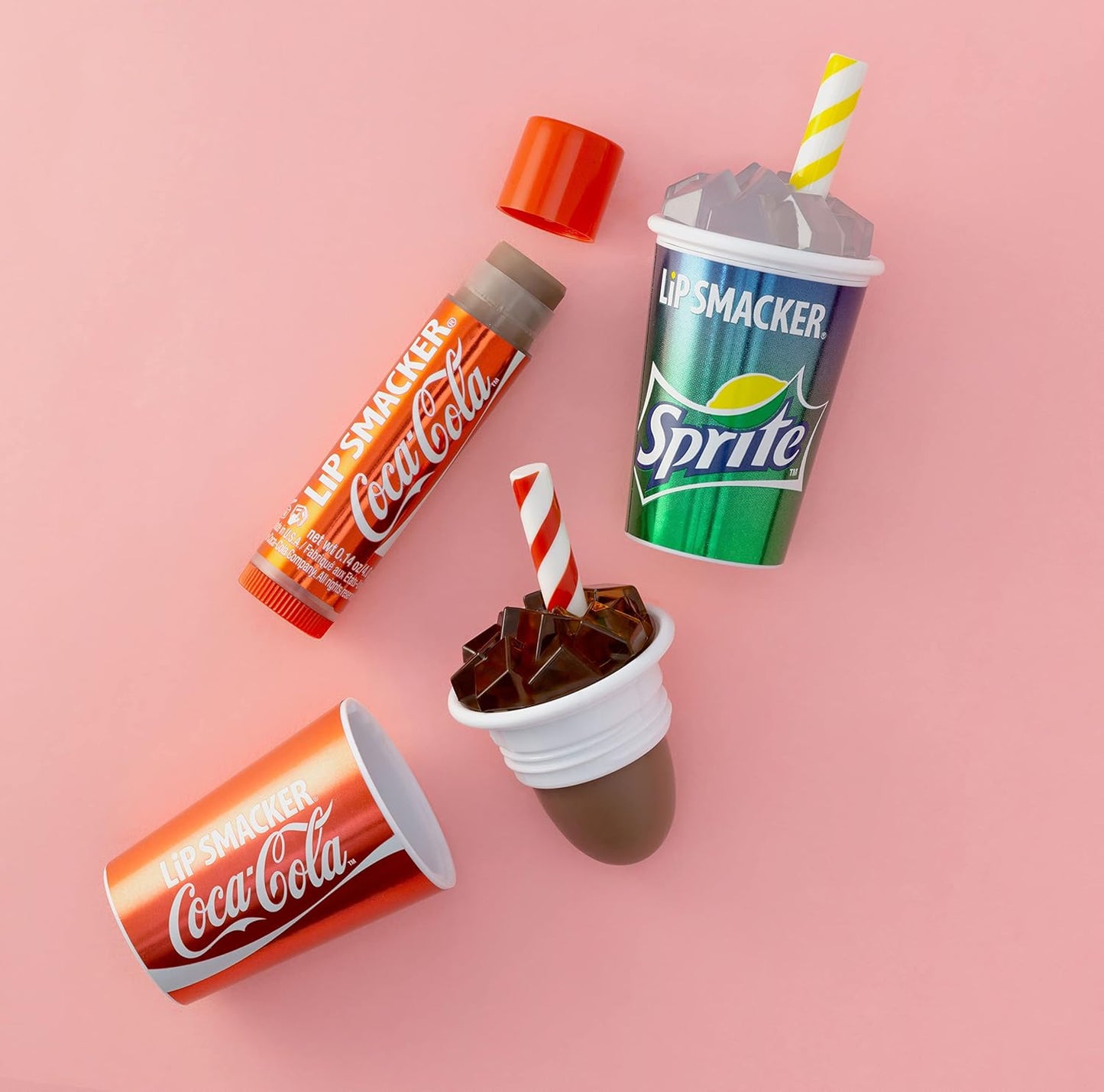 Lip Smacker Coca Cola Collection 3-Pack, Coca Cola & Sprite, 14.8g / 0.52 oz.