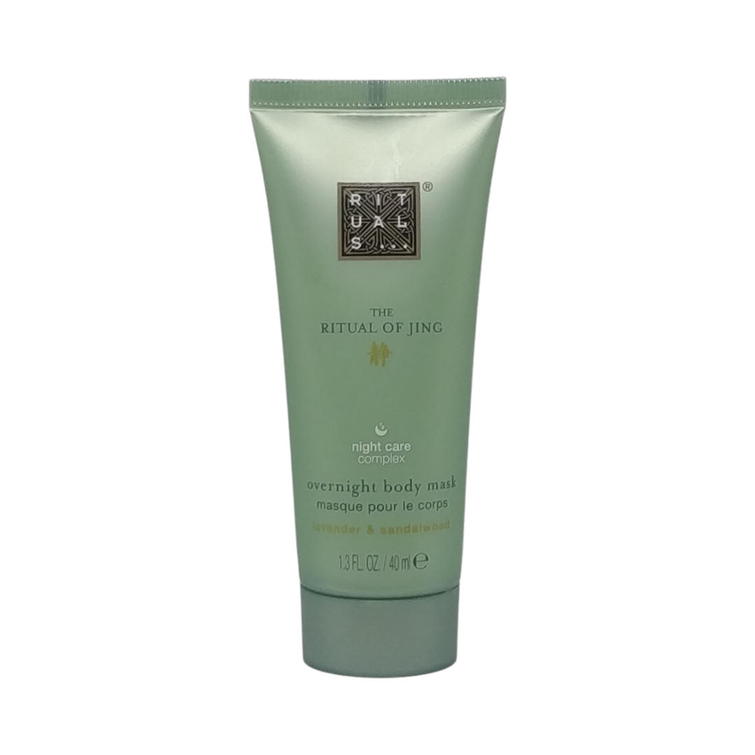 The Ritual of Jing Night Care Complex Calming Foaming Shower Gel 50 ml & Overnight Body Mask 40 ml