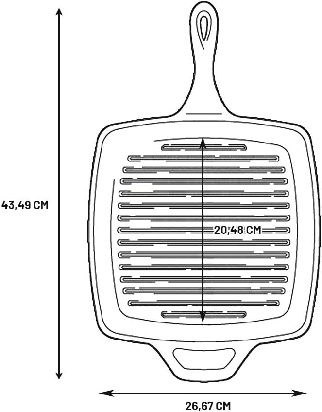 Lodge  Cast Iron Pre - Seasoned, 10.5 Inches