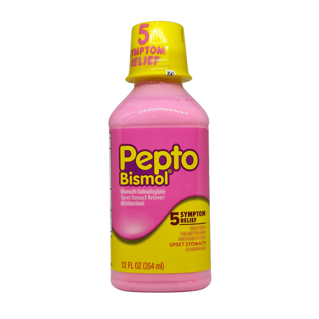Pepto Bismol Upset Stomach Reliever for Adults, 12 fl. oz. / 354 ml