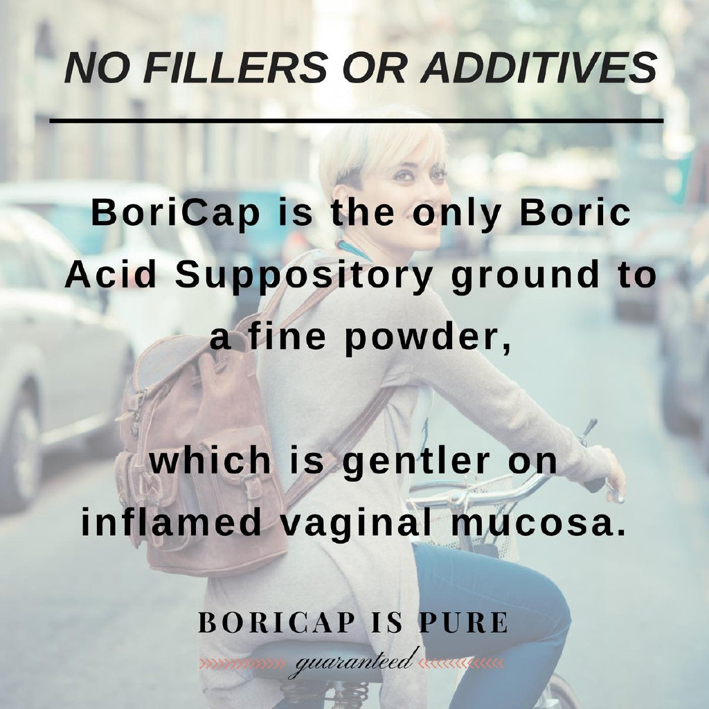 BoriCap Boric Acid Suppositories 600 mg (30 Count)