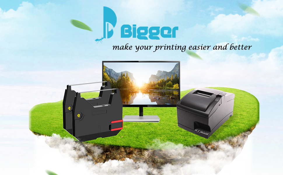 Bigger Replacement for Brother 1030 Correctable Ribbon Used with Brother All AX, GX, ML, SX, WPT, ZX Series and Models