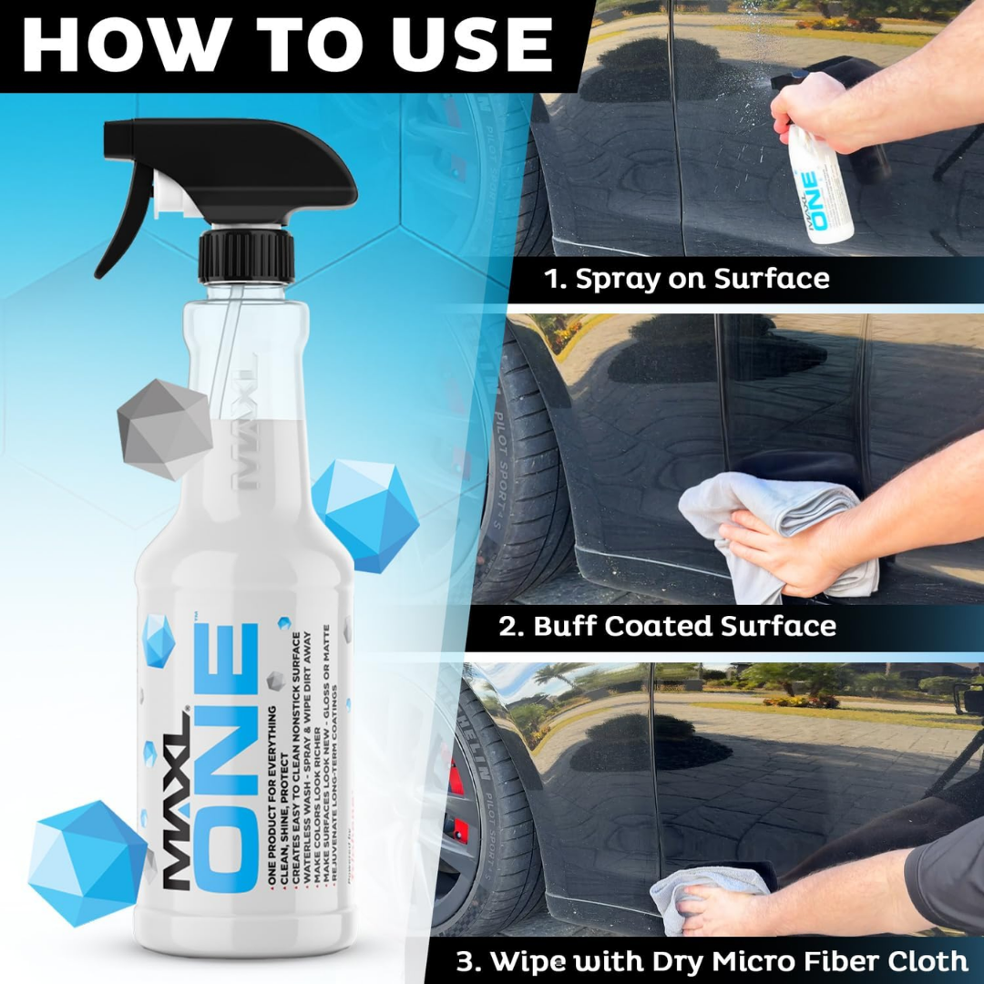 Maxl One Multi-Purpose Car Spray Cleaner, 20 oz / 591.47 ml