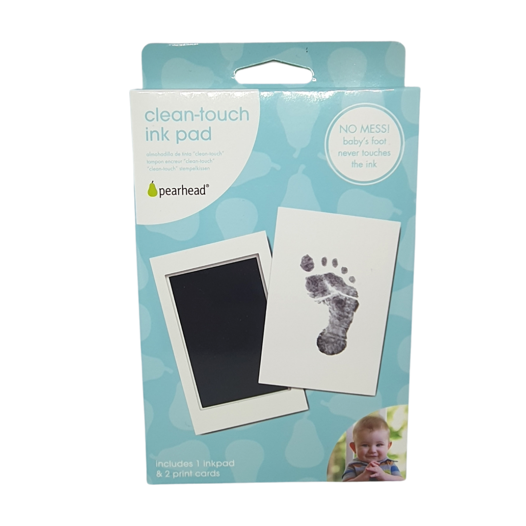 Pearhead Clean Touch Ink Pad (1 Ink pad, 2 Print Cards)