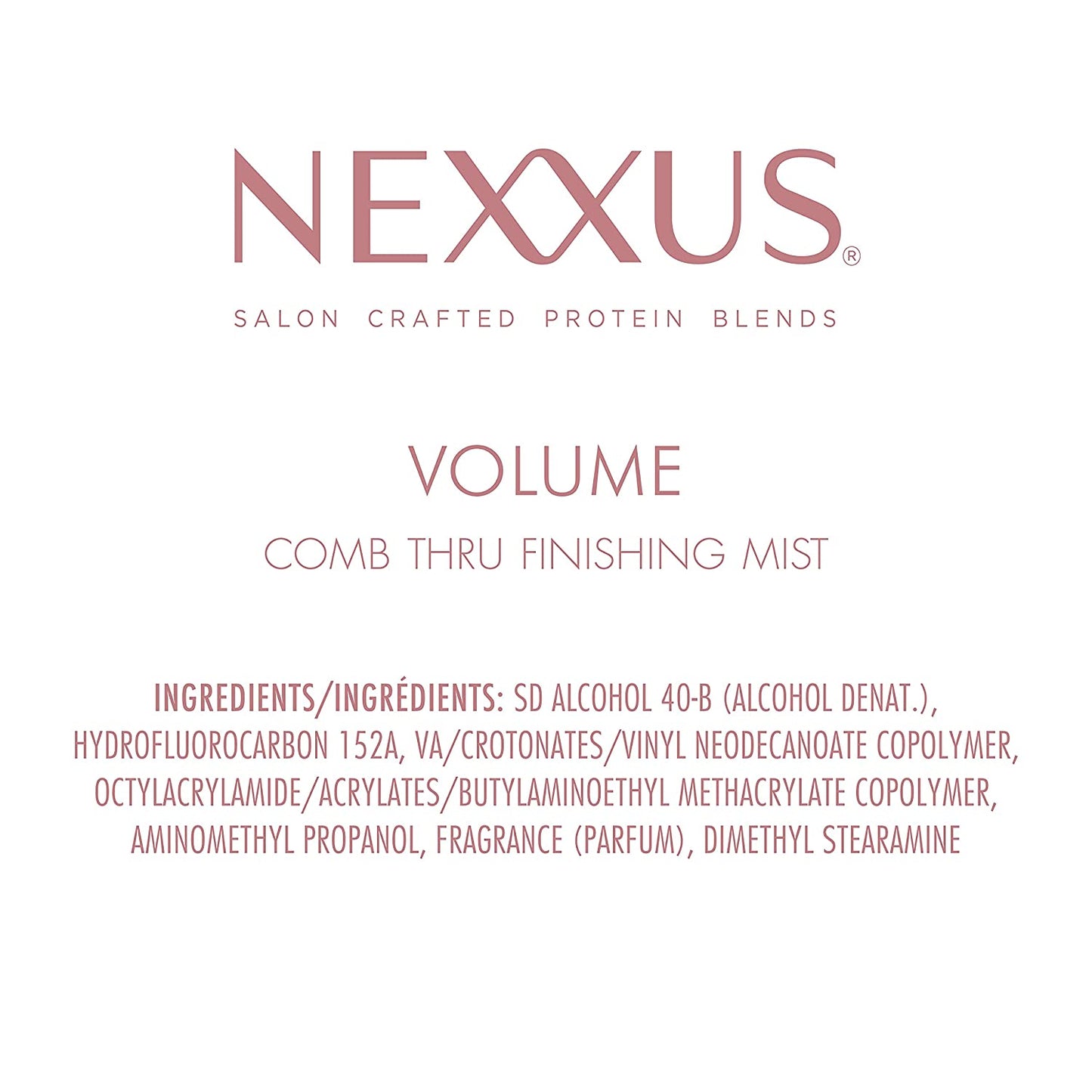 Nexxus Comb Thru Finishing Mist Medium Hold Hair Spray with Fluid-Fix Complex, 10 oz. / 283 g