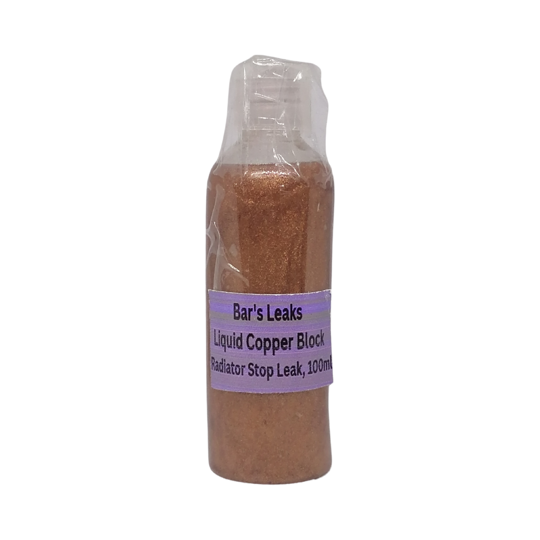 Trial Size Bar's Leaks Liquid Copper Block Seal, 100 ml