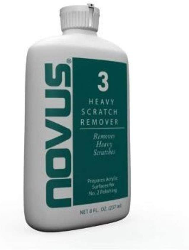 Novus Plastic Polish No. 3 Heavy Scratch Remover 8 fl oz / 237 ml