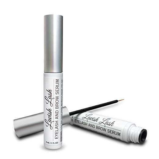 Hairgenics Lavish Lash Eyelash Growth Enhancer and Brow Serum for Long, Luscious Lashes and Eyebrows