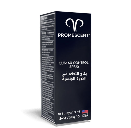 Promescent - Made in the USA - Desensitizing Delay Spray Prolonged Climax For Him - 1.3 ml - 10 Sprays NO BOX