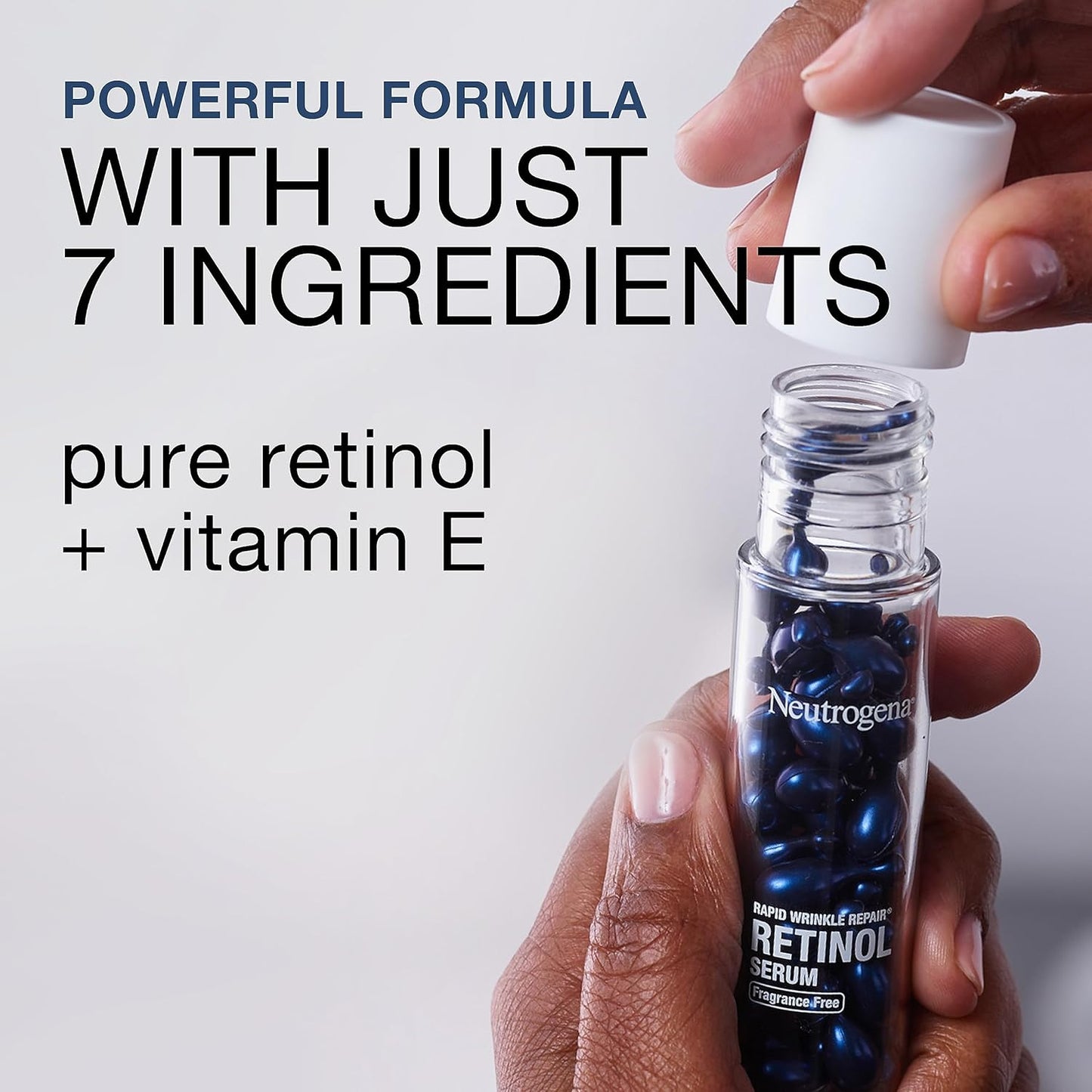 Neutrogena Rapid Wrinkle Repair Retinol Serum, Fragrance Free, 30 Serum Capsules