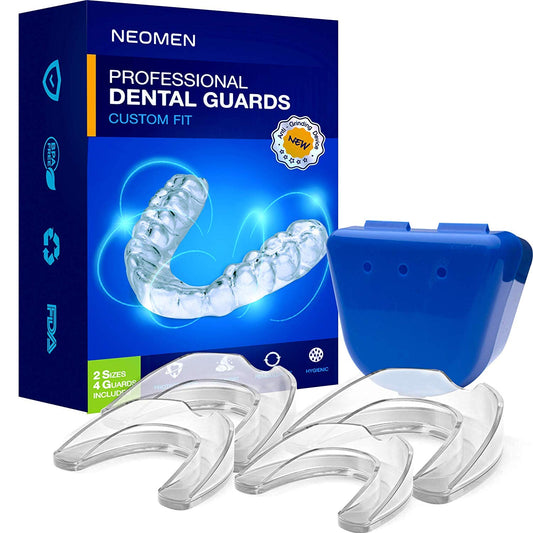 Neomen Professional Dental Guards Custom Fit 2 Sizes, Pack of 4