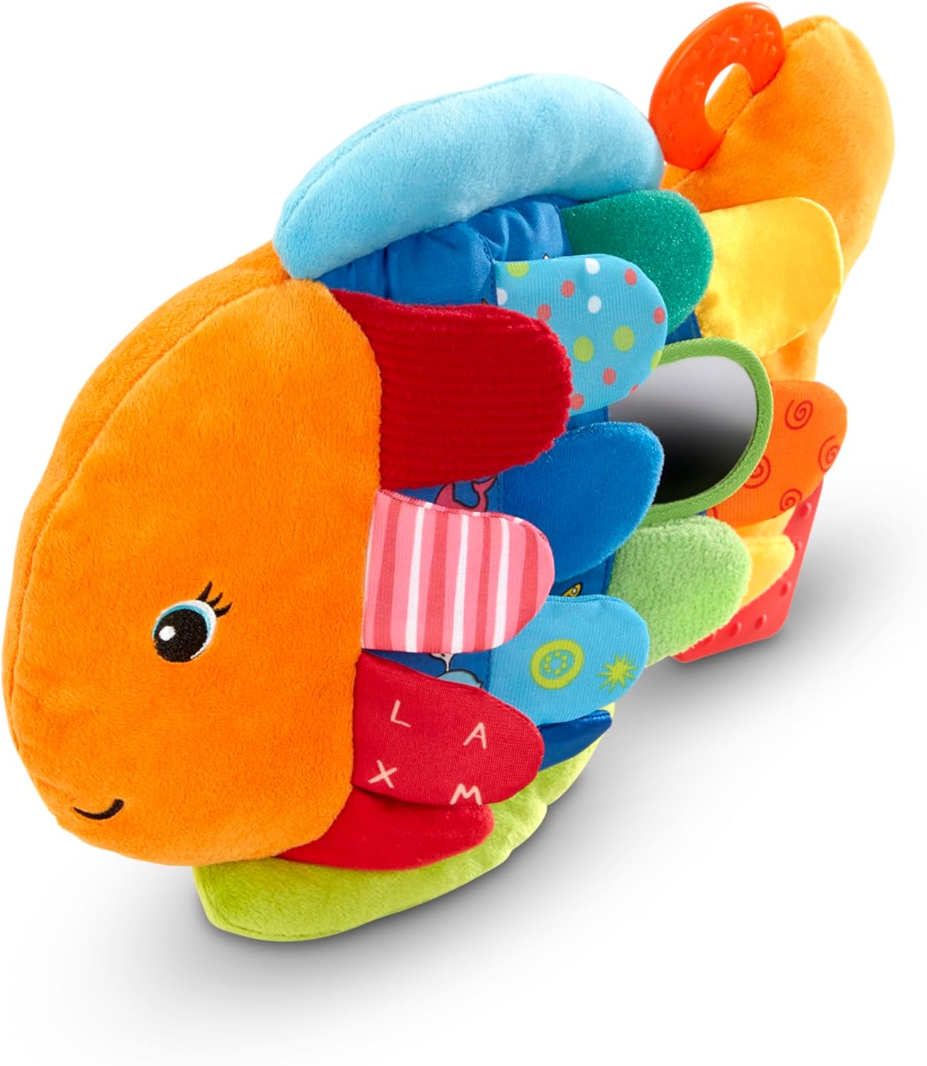 Melissa & Doug Flip Fish Crinkling, Squeaking, Multi-Textured Soft Toy