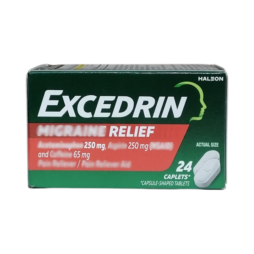 Excedrin Migraine Relief, 24 Caplets