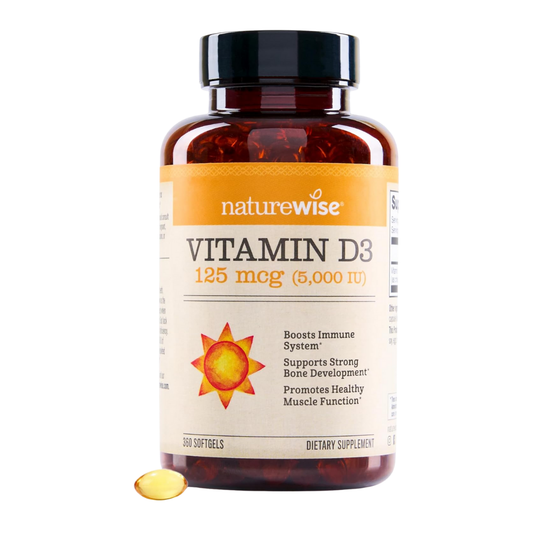 NatureWise Vitamin D3 125 mcg 5,000 IU, 360 Softgels