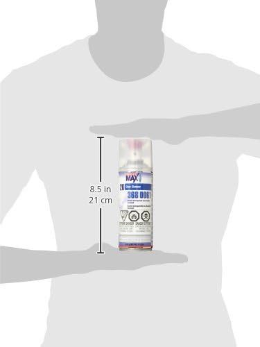 SprayMax 2K Clear Glamour High Gloss Spray 368 0061, 335 g / 11.8 oz.