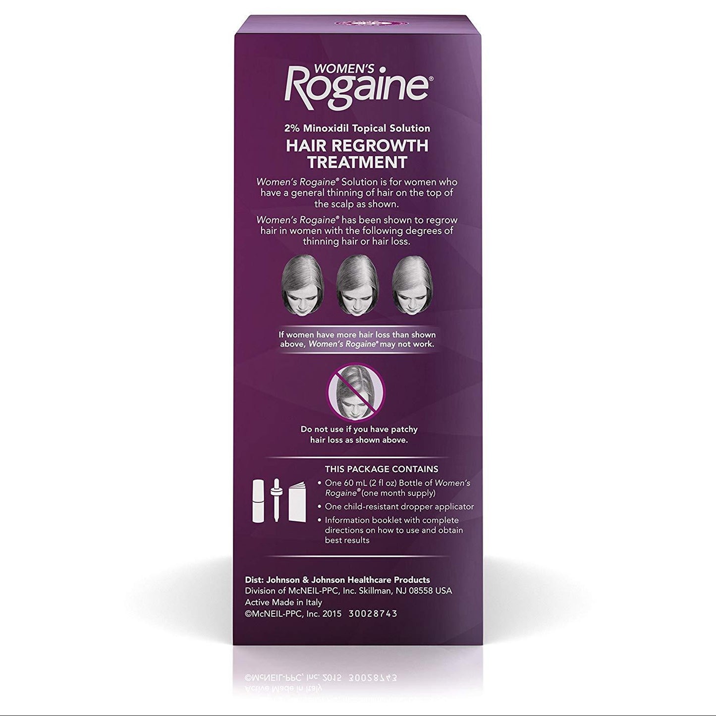 Womens Rogaine 2% Minoxidil Topical Solution Hair Regrowth Treatment (3 Months Supply)
