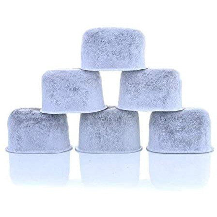 K&J Replacement Charcoal Water Filters Universal Fit for Keurig 2.0 & Older Coffee Machines, 6 Pack