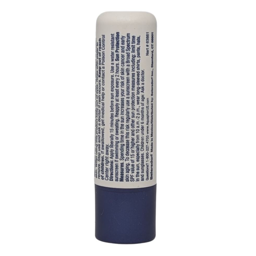 Aquaphor Lip Repair Stick + Sunscreen SPF 30, 4.8 g / 0.17 oz, 1 Piece