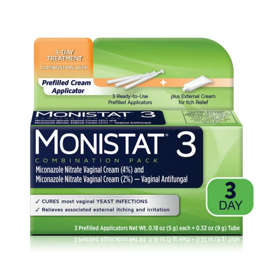 Monistat 3 Day Treatment, Cream + Applicators 0.18oz (5g)