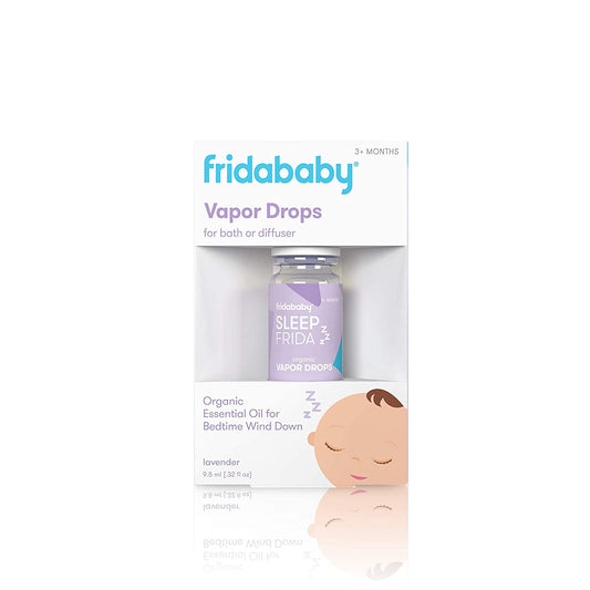 Fr idaBaby Vapor Drops For Bath Or Diffuser Organic Essential Oil For Bedtime Lavender 0.32 FL Oz