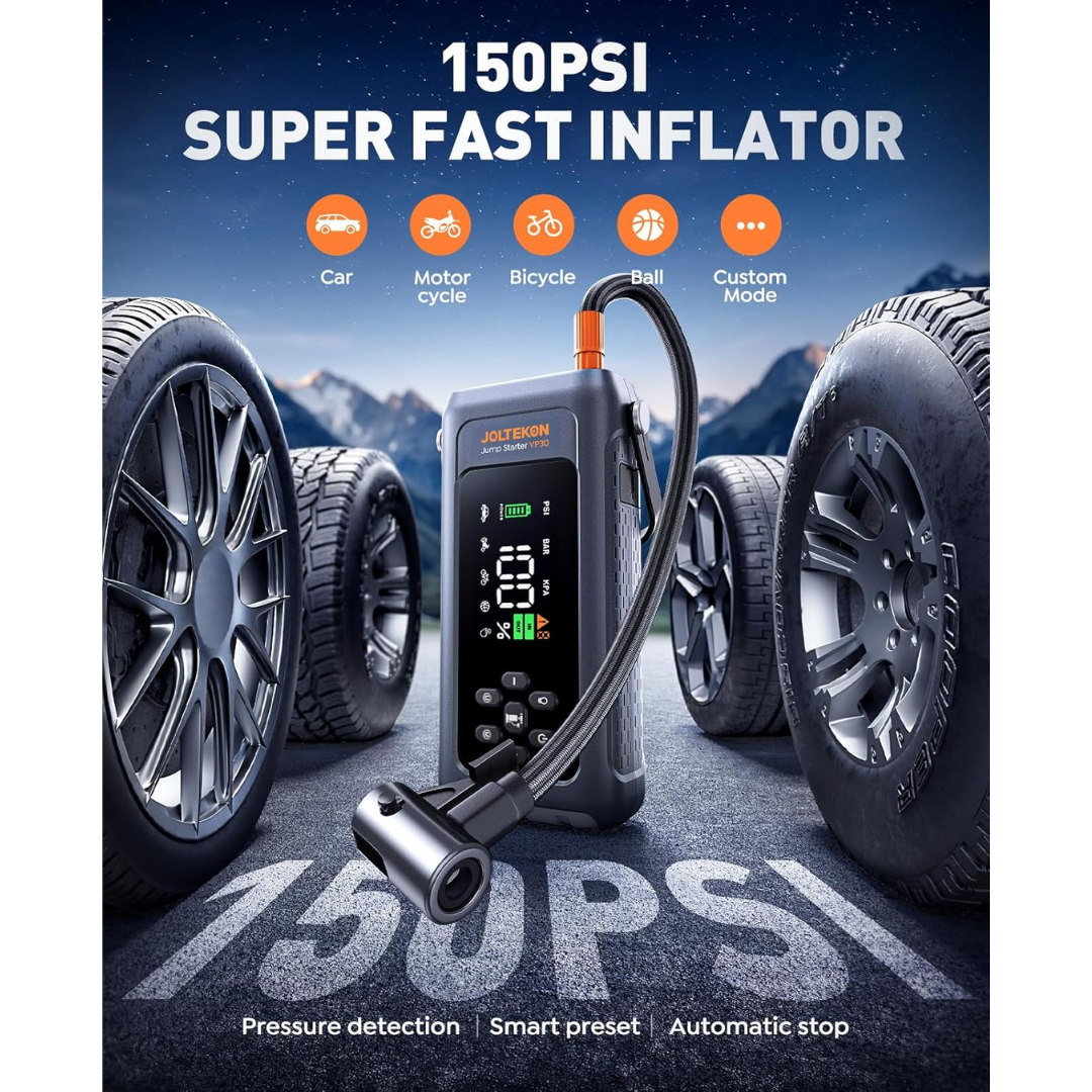 Joltekon VP30 Jump Starter with Air Compressor