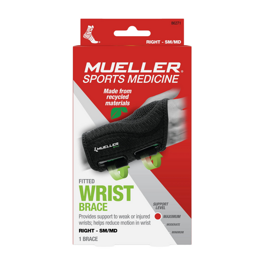 Mueller Sport Medicine Fitted Wrist Brace, Right (Small/Medium)