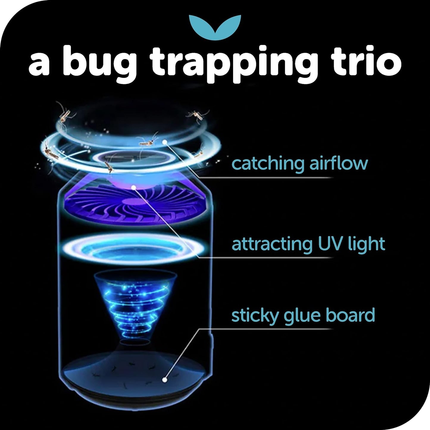 Katchy Original Insect Trap (Black)