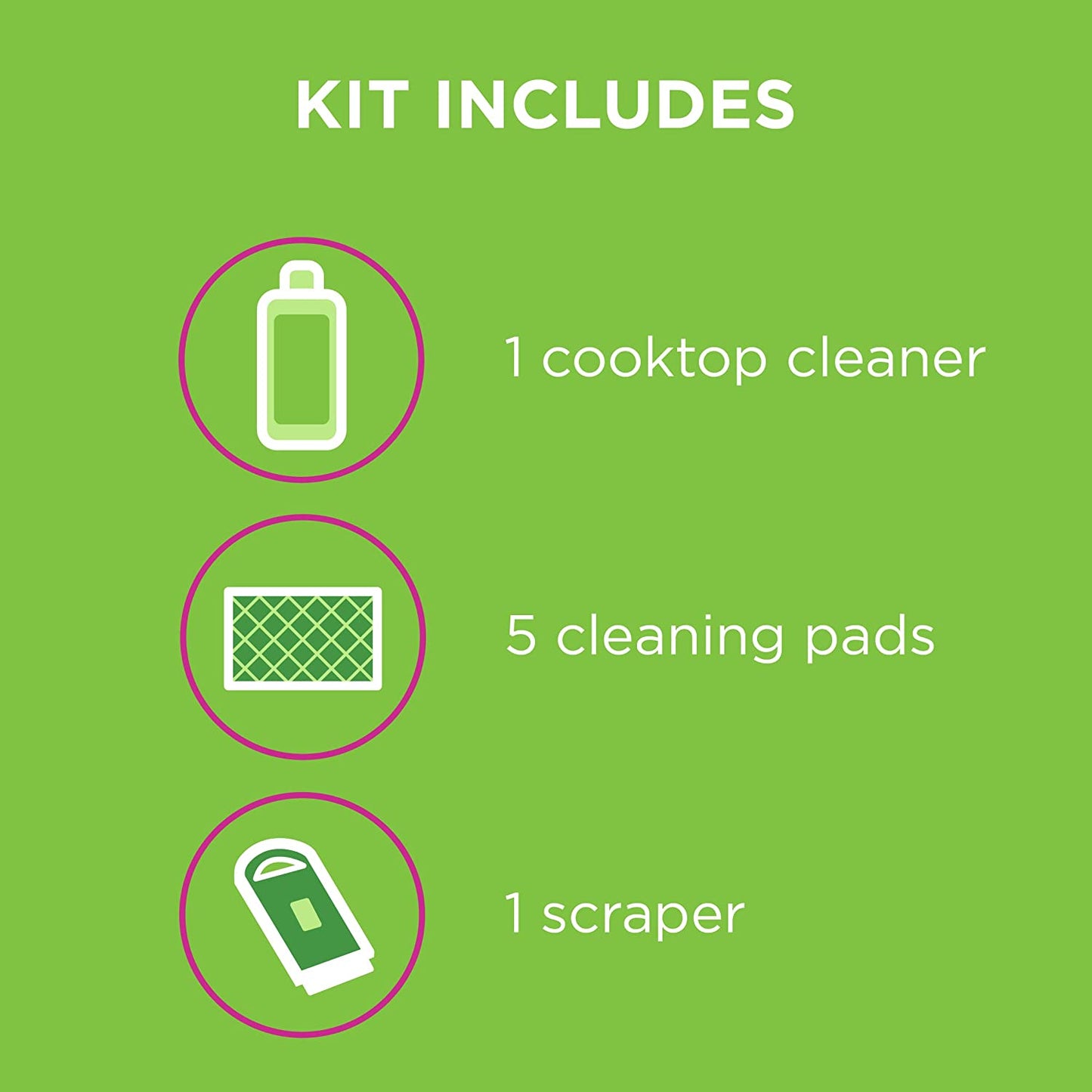 Affresh Cooktop Cleaning Kit With 1 Cooktop Cleaner, 5 Cleaning Pads And 1 Scraper