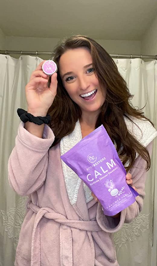 Body Restore Bedtime Shower Steamers Calm Shower Tablets, Packaging May Vary