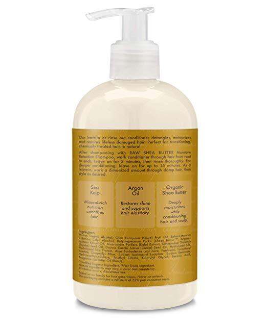 SheaMoisture Raw Shea Butter Restorative Conditioner with Sea Kelp & Argan Oil, 13 fl.oz / 384ml