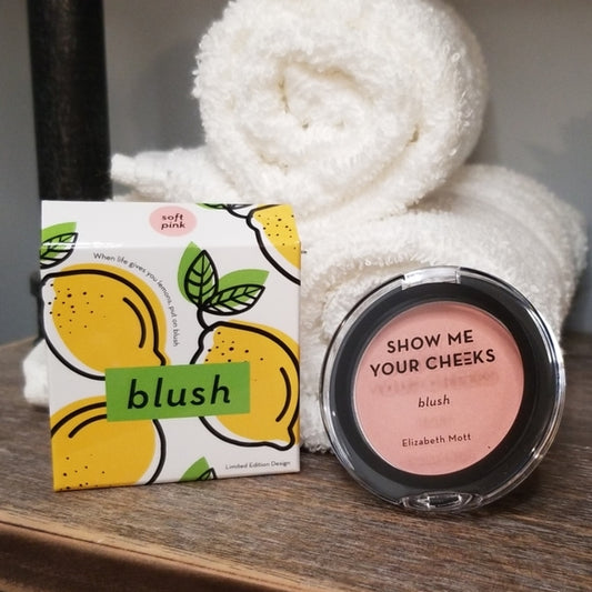 Elizabeth Mott Show Me Your Cheeks Powder Blush, Shade: Soft Pink
