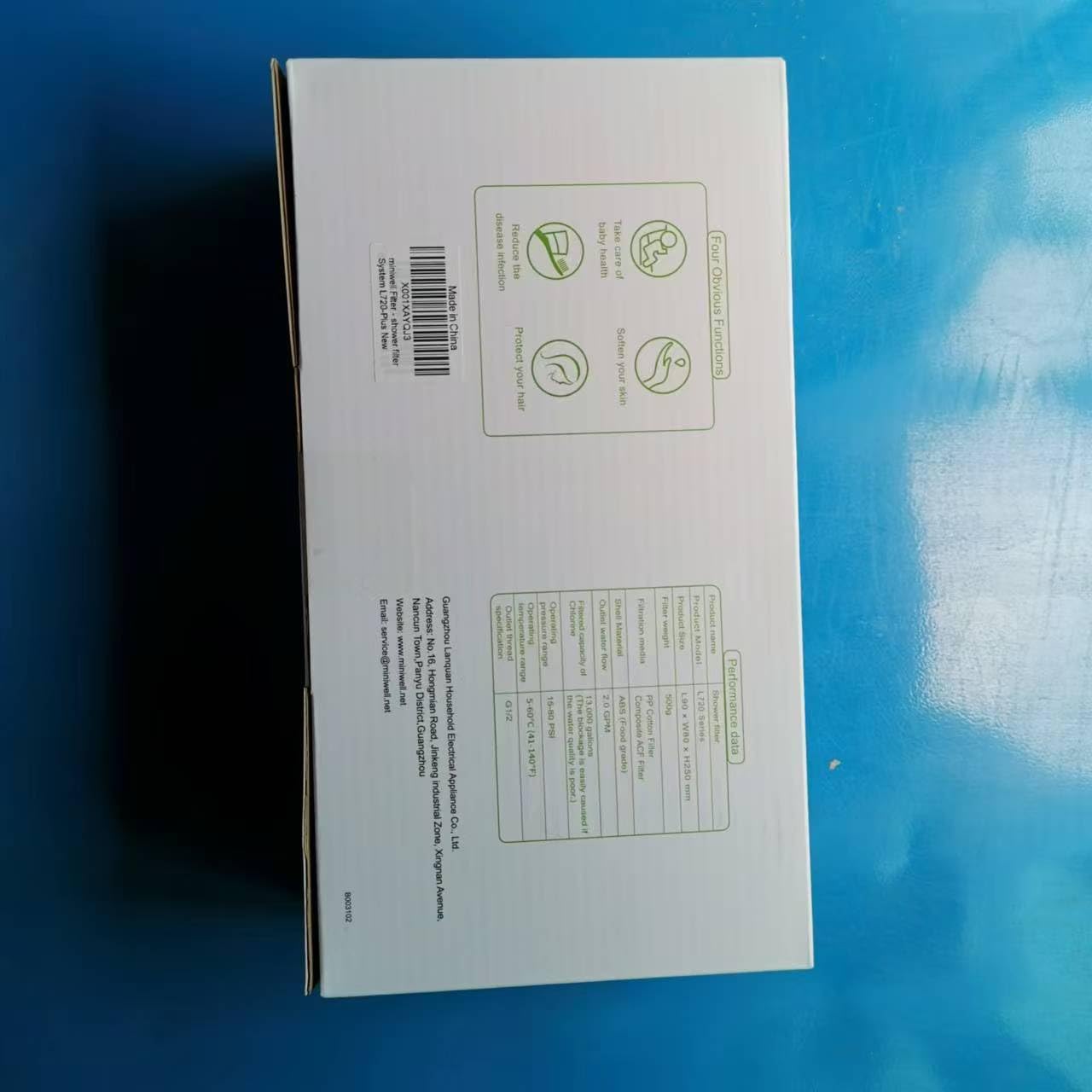 Miniwell Plus Shower Filter System - L720