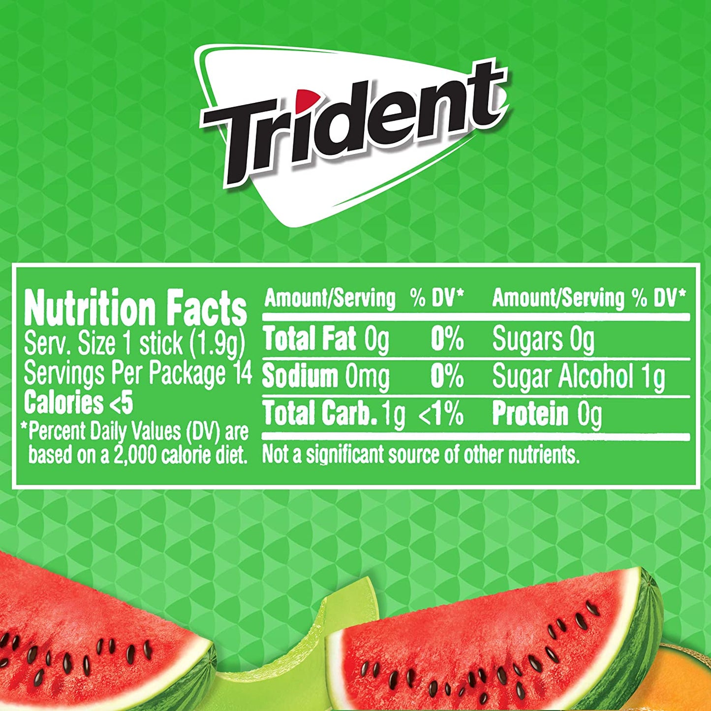Trident Watermelon Twist Sugar Free Gum with Xylitol, 12 Packs