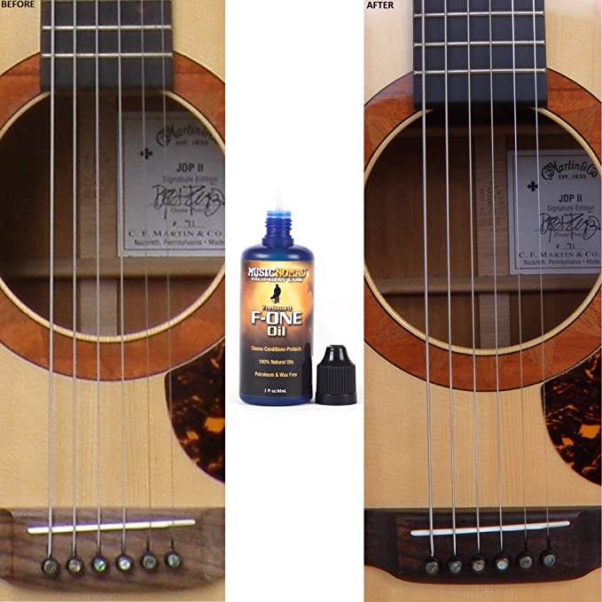 Music Nomad F-ONE Fretboard Oil Guitar Cleaner & Conditioner 2 oz (MN105)