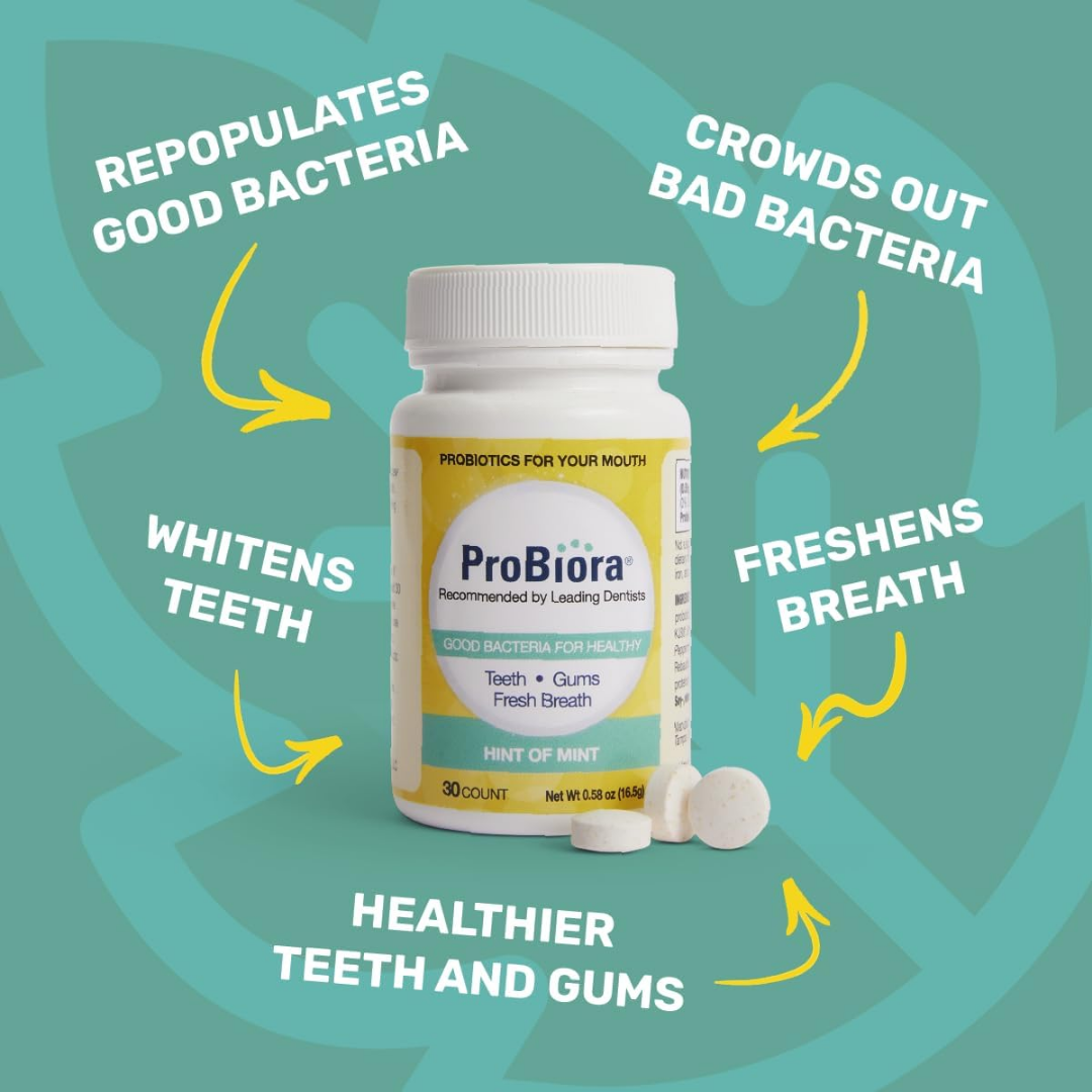 ProBiora Probiotics for your Teeth & Gums Hint of Mint, 30 Count