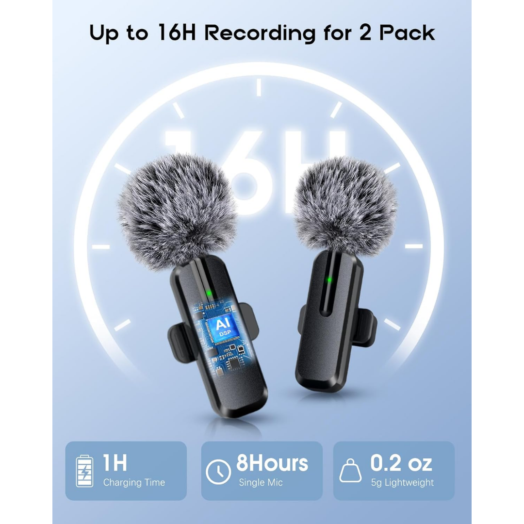 ZOPPLM Wireless Mini Microphone for iPhone