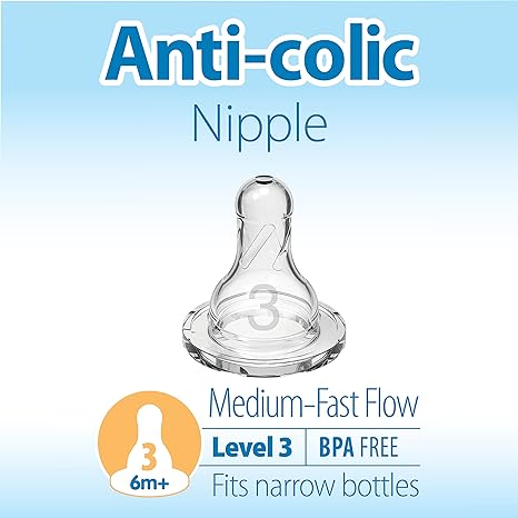 Dr. Brown’s Silicone Nipple, 2 Count