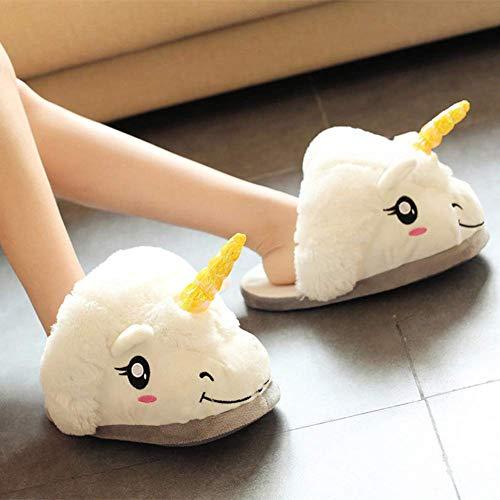Unicorn Slippers Plush House Shoes (Free Size)