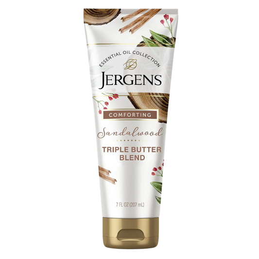 Jergens Sandalwood Comforting Lotion with Warm Spice Essential Oil 7 fl. oz. (207mL)