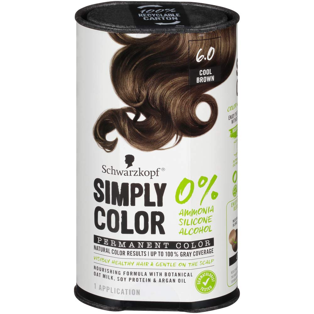 Schwarzkopf Simply Permanent Color with 0% Ammonia Silicone Control
