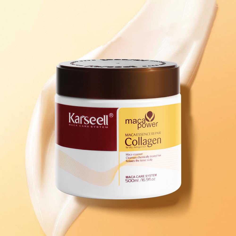 Karseell Maca Essence Repair Hair Treatment Mask, 500 ml / 16.9 fl. oz.