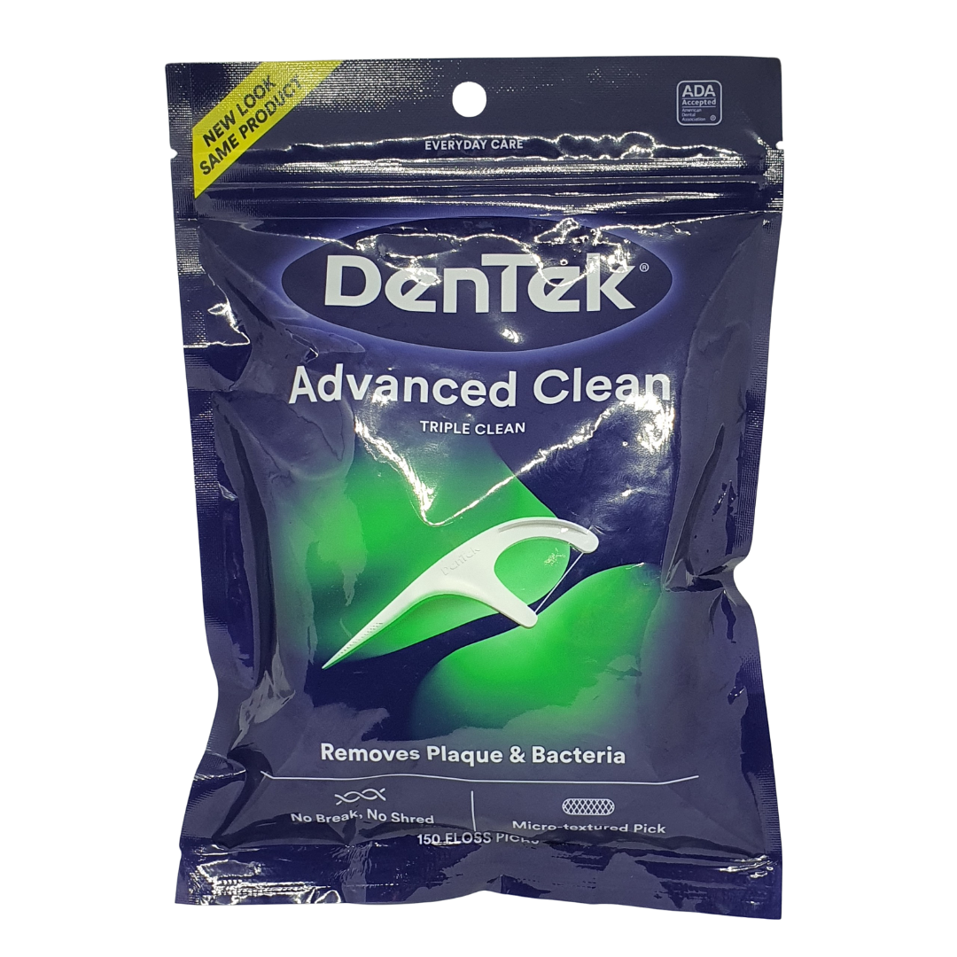 Clean 150 DenTek Advanced Triple Clean, 150 Floss Picks – arenade.ph