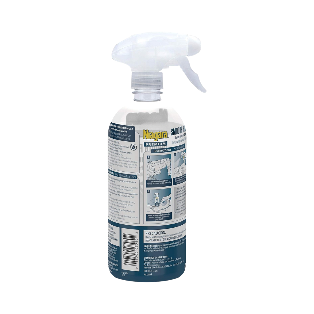 Niagara Premium Smooth Finish Ironing Spray Pro Grade, 22 oz