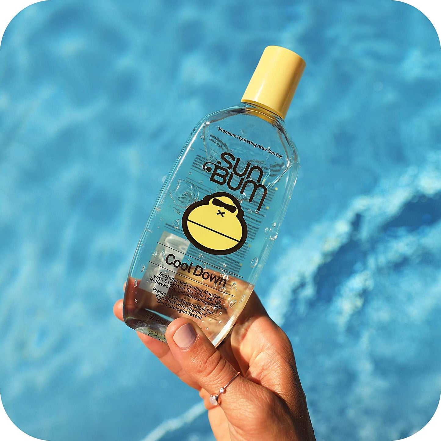 Sun Bum Cool Down Premium Hydrating After Sun Gel Soothing and Cooling Aloe Gel 237 ml/ 8 fl oz