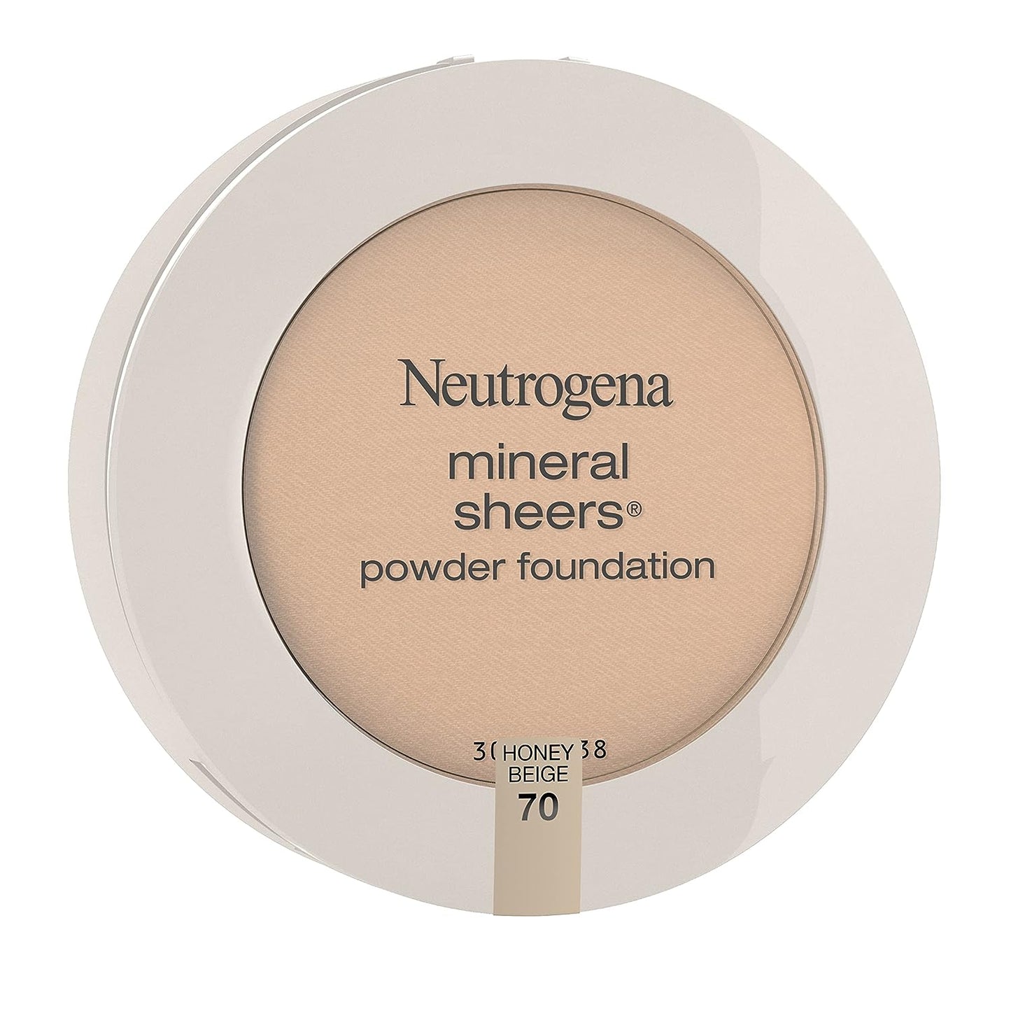Neutrogena Mineral Sheers Compact Powder Foundation in Natural Ivory 20, 0.34 oz. / 9.6 g (Lightweight & Oil-Free Mineral Foundation)