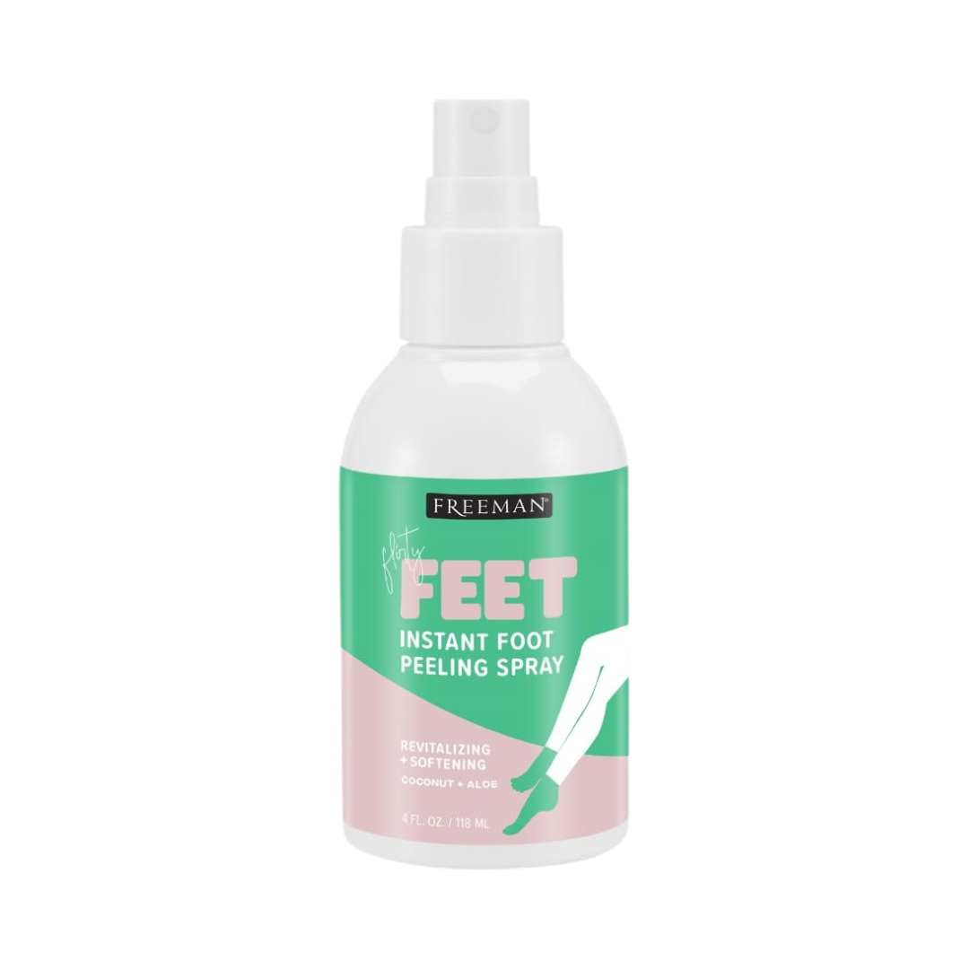 Freeman Flirty Feet Instant Foot Peeling Spray, 4 oz / 118 ml