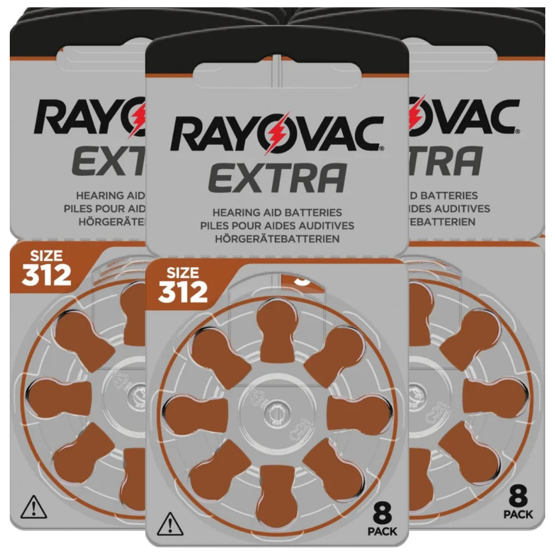 Rayovac Extra Hearing Aid Batteries Size 312